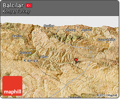 Satellite 3D Map of Balcılar