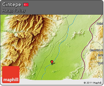 Physical 3D Map of Cintepe