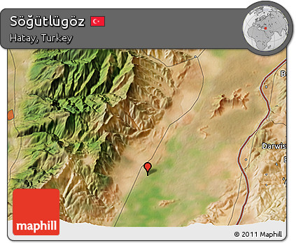 Satellite 3D Map of Söğütlügöz