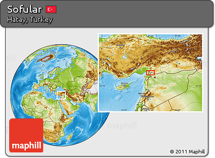 Physical Location Map of Sofular