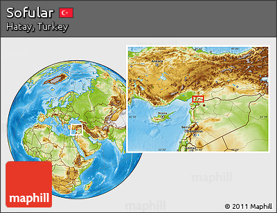 Physical Location Map of Sofular
