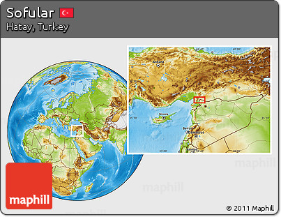 Physical Location Map of Sofular
