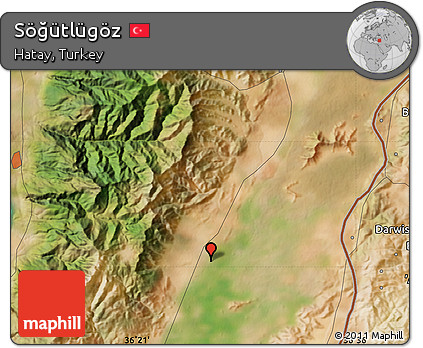 Satellite Map of Söğütlügöz