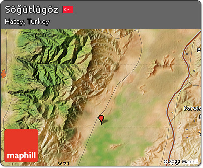 Satellite Map of Söğütlügöz