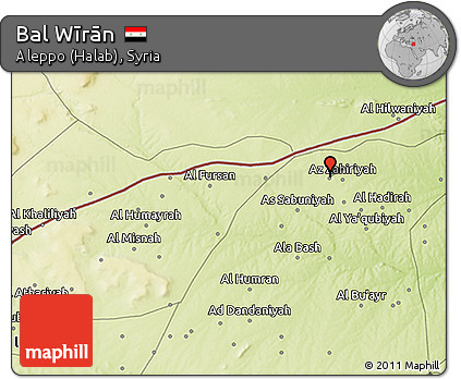 Physical 3D Map of Bal Wīrān