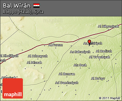 Physical 3D Map of Bal Wīrān