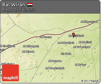 Physical 3D Map of Bal Wīrān