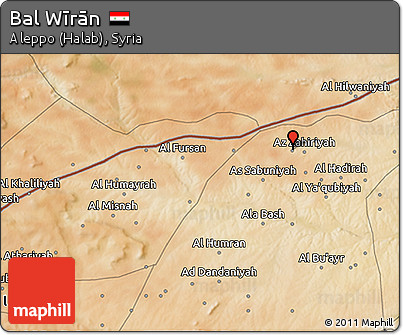 Satellite 3D Map of Bal Wīrān