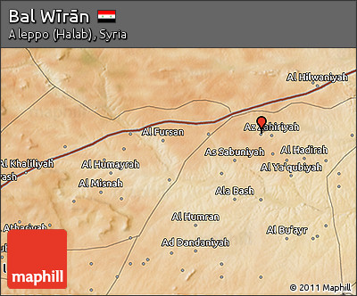 Satellite 3D Map of Bal Wīrān