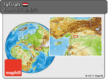 Physical Location Map of Ḩafīrah