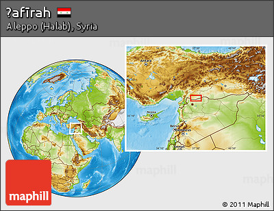 Physical Location Map of Ḩafīrah