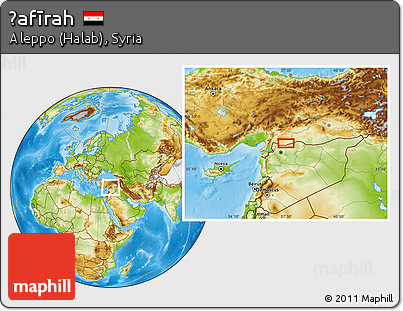 Physical Location Map of Ḩafīrah