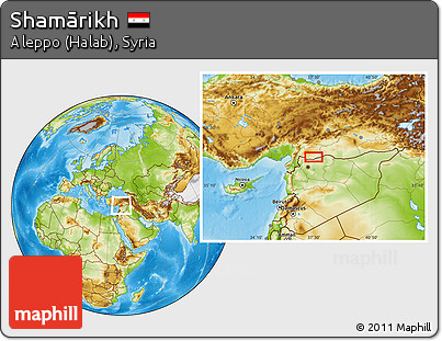 Physical Location Map of Shamārikh