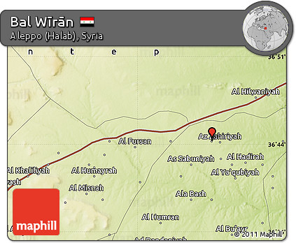 Physical Map of Bal Wīrān