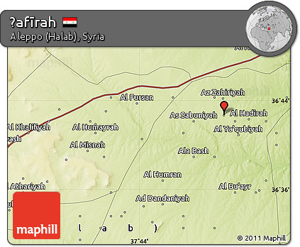 Physical Map of Ḩafīrah