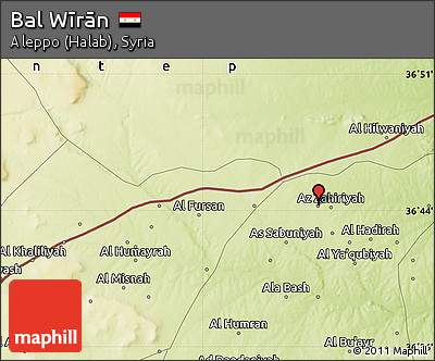 Physical Map of Bal Wīrān