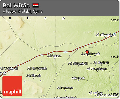 Physical Map of Bal Wīrān
