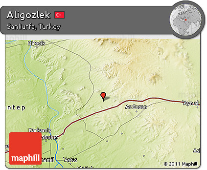 Physical 3D Map of Aligozlek
