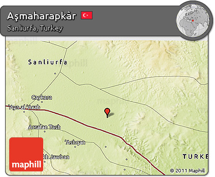 Physical 3D Map of Aşmaharapkâr