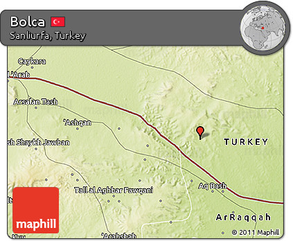 Physical 3D Map of Bolca