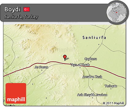 Physical 3D Map of Boydi