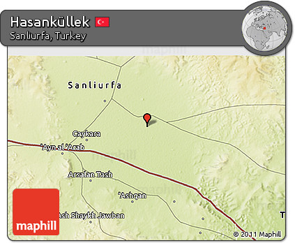 Physical 3D Map of Hasanküllek