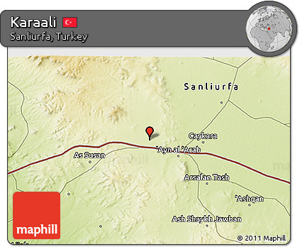Physical 3D Map of Karaali