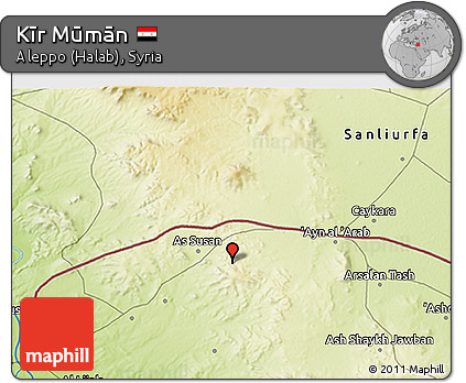Physical 3D Map of Kīr Mūmān