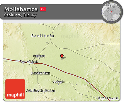 Physical 3D Map of Mollahamza