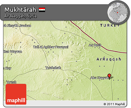 Physical 3D Map of Mukhtārah