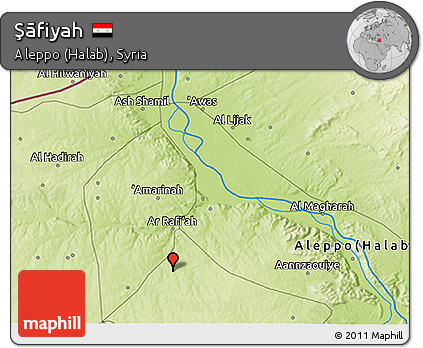 Physical 3D Map of Şāfiyah