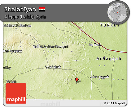 Physical 3D Map of Shalabīyah