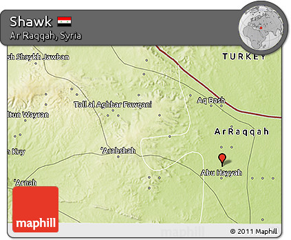 Physical 3D Map of Shawk