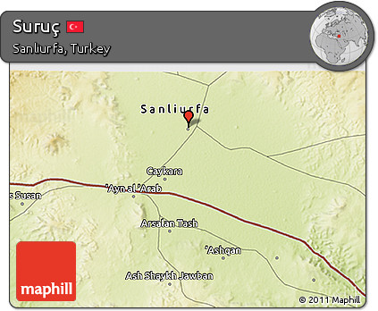 Physical 3D Map of Suruç