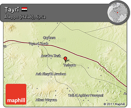 Physical 3D Map of Ţayrī