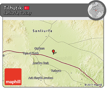 Physical 3D Map of Tilhutik