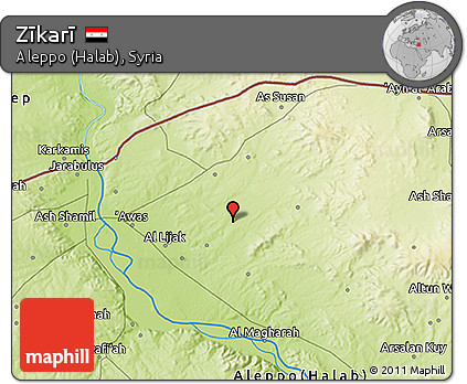 Physical 3D Map of Zīkarī