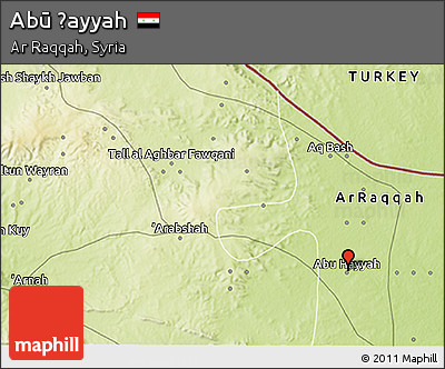 Physical 3D Map of Abū Ḩayyah