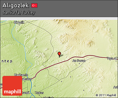 Physical 3D Map of Aligozlek