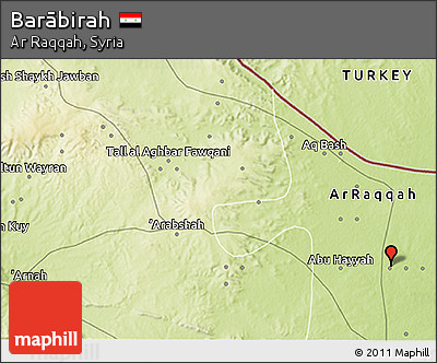 Physical 3D Map of Barābirah