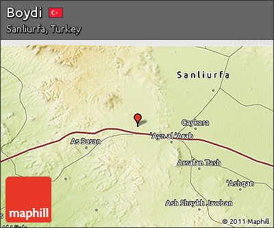 Physical 3D Map of Boydi