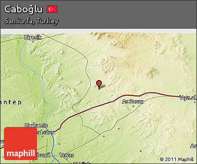 Physical 3D Map of Caboğlu