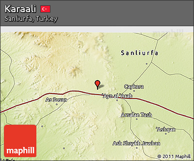 Physical 3D Map of Karaali
