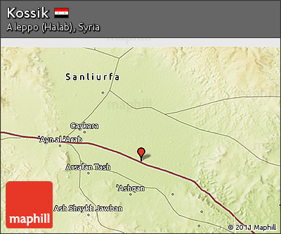 Physical 3D Map of Kossik