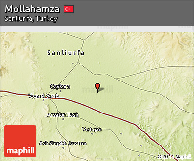 Physical 3D Map of Mollahamza