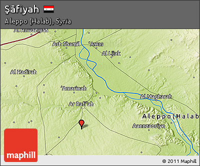 Physical 3D Map of Şāfiyah