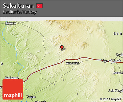 Physical 3D Map of Sakalturan