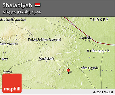 Physical 3D Map of Shalabīyah