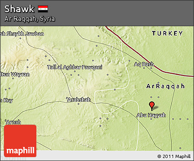 Physical 3D Map of Shawk