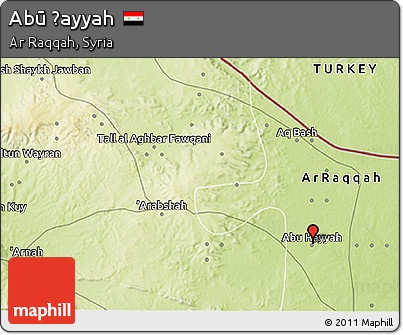 Physical 3D Map of Abū Ḩayyah